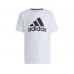 ADIDAS LK BL TEE JC9720 ΠΑΙΔΙΚΗ ΒΑΜΒΑΚΕΡΗ ΜΠΛΟΥΖΑ T.Shirt UNISEX ΛΕΥΚΗ
